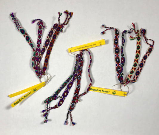 Rugged By Nature® Friendship Bracelets. Random Colors