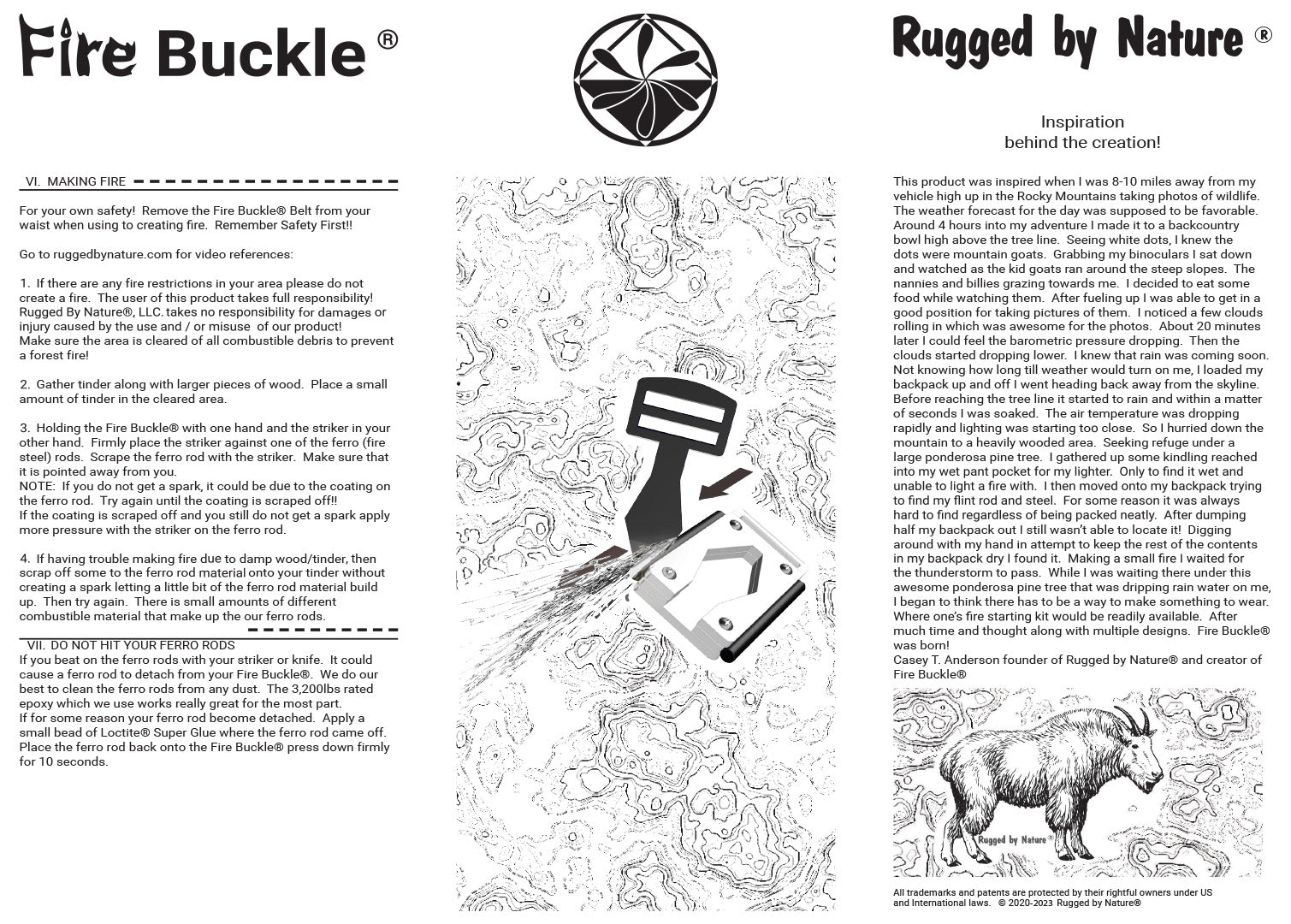 Fire Buckle® Manual Page 2