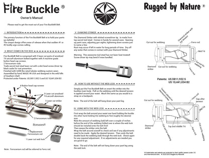 Fire Buckle® Manual Page 1