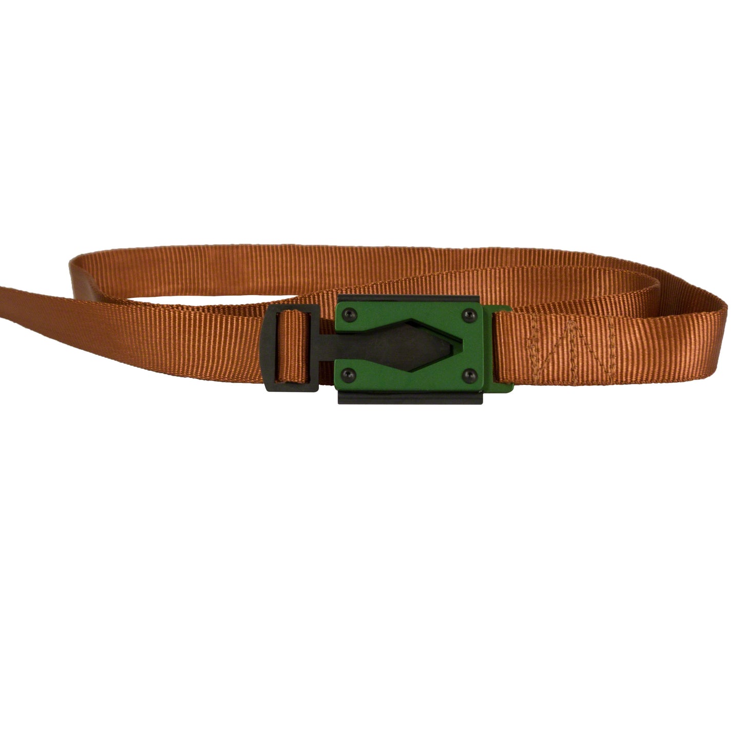 Rugged By Nature® Fire Buckle® Color, Rust Belt. Green Buckle Color. Made In USA