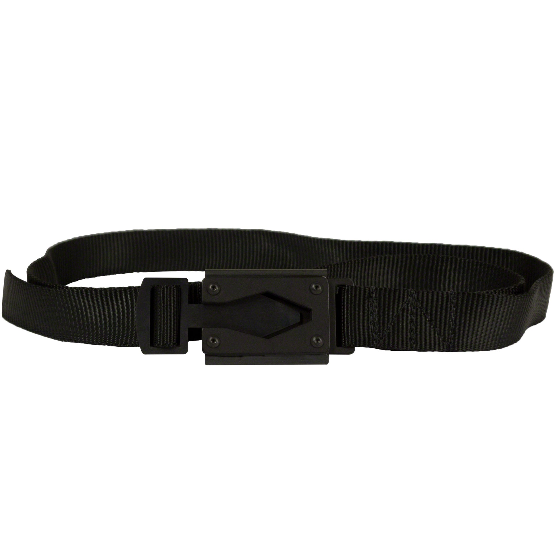 Rugged By Nature® Fire Buckle® Color, Black Belt. Black Buckle Color. Made In USA